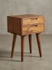 KADIMA DESIGN Nachtkonsole 47 x 66 x 36 cm WL5.578 Sheesham Nachttisch