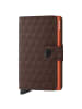 Secrid Optical Miniwallet mit RFID Schutz 6.5 cm in brown-orange