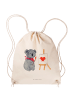 Mr. & Mrs. Panda Gymtasche Koala Künstler ohne Spruch in Creme