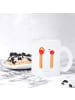 Mr. & Mrs. Panda Kaffeebecher Streichhölzer ohne Spruch in Transparent