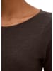 Marc O'Polo U-Boot-Longsleeve regular in Black Cherry