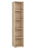 Feldmann-Wohnen Bücherregal Optimal Sonoma Eiche hell 43 / 41 / 204cm