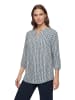 Betty Barclay Schlupfbluse mit 3/4 Arm in Petrol/Black