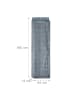 relaxdays Türorganizer in Grau/ Transparent