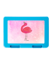Mr. & Mrs. Panda Brotdose Flamingo Stolz ohne Spruch in Aquarell Pink