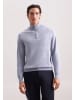 Seidensticker Quarter Zip Regular in Hellblau