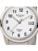 Regent Analog-Armbanduhr Regent Titan-Uhren grau, silber mittel (ca. 36mm)