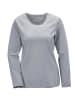 GOLDNER T-Shirt mit Rundhals in silbergrau
