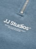 Jack & Jones Sweatshirt JJESOHO SWEAT QUARTER ZIP in Grau