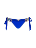 Moda Minx Bikini Hose Boujee seitlich gebunden in Blau