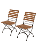 Butlers Gartenstuhl PARKLIFE 2er-Set I in Schwarz