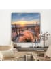 MuchoWow Leinwand bilder Sonnenuntergang Strand (BxH)
