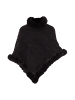 CHANI Damen Poncho in Schwarz