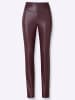 WITT WEIDEN Lederimitat-Leggings in burgund