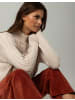 More & More Rippen-Pullover in powder creme