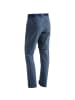 Maier Sports Zip-Hose Torid Slim in Rauchblau