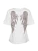 Roberto Geissini Cross-Wings T-Shirt Weiß