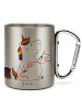 Mr. & Mrs. Panda Camping Tasse Einhorn Näherin ohne Spruch in Silber