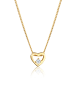 Elli DIAMONDS  Halskette 585 Gelbgold Herz in Gold