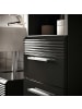 Inn.Furn Hochschrank in schwarz Hochglanz, Badschrank 182 cm
