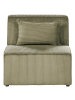 Beliani Sofaelement LEMVIG in Grün - (W) 83 x (H) 78 x (L) 83 cm