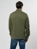 MCS Sweatshirt mit Halbreißverschluss Clement in Beetle
