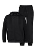 JP1880 Sweatjacke in schwarz