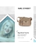 Bag Street Umhängetasche, Handtasche Nylon braun, beige ca. 30cm