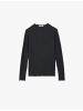 KOTON TSHIRT LS in Anthrazit Melange