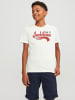 JACK & JONES Junior T-Shirt JJELOGO TEE in cloud dancer