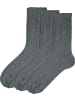 Erwin Müller Baumwolle Unisex-Socken 3 Paar in grau