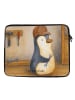 Mr. & Mrs. Panda Laptop Tasche Wenn Papa es nicht reparieren kan... in Weiß