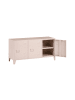 Beliani Büroschrank CARDIFF in Beige - (W) 120 x (H) 60 x (L) 40 cm