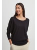 b.young Feinstrick Pullover Langarm Stretch Shirt BYPIMBA in Schwarz