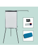 relaxdays Flipchart Whiteboard in Schwarz - (B)70 x (H)100 cm