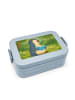 Mr. & Mrs. Panda Bento Box Pinguin Buch Design ohne Spruch in Blau Pastell
