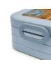 Mr. & Mrs. Panda MEPAL Bentobox Maus Kekse Design ohne Spruch in Blau Pastell