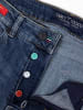 Carlo Colucci 5-Pocket-Jeans Cecco in Blau