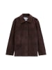 Marc O'Polo DENIM Lederjacke im Barn-Stil regular in Espresso Brown
