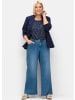 sheego Stretch-Jeans in blue denim
