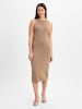 Marie Lund Strickkleid in gold - 0001