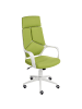 Beliani Bürostuhl DELIGHT in Grün/Weiß - (W) 64 x (H) 116 x (L) 64 cm