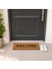relaxdays Fußmatte Welcome in Natur - (B)75 x (T)25 cm