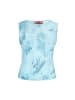 myMo ROCKS Women Top in aqua multicolor