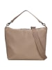 Mandarina Duck Mellow Leather Hobo - Schultertasche 33 cm (nero) in warm taupe