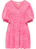 IZIA Sommerkleid in Pink Weiss