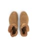 VITAFORM Veloursleder & Doubleface Stiefeletten in camel