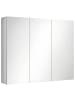 Kleankin Spiegelschrank-70L x 12B x 55H cm-Silber