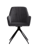 Homestyle4u 2er Set Polsterstühle Esszimmer in Grau