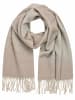 collezione alessandro Winterschal " Greige " in beige